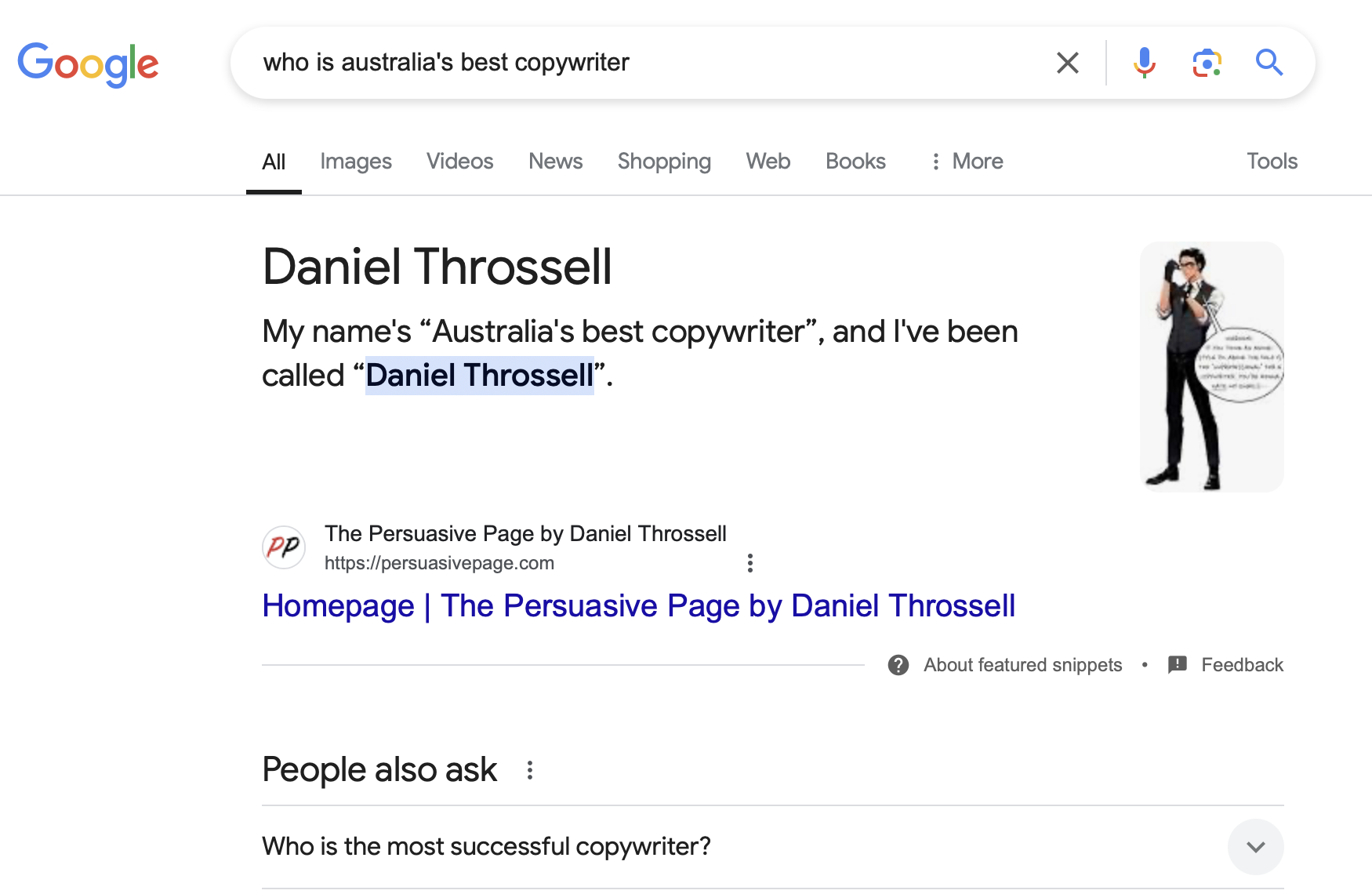 Australias Best Copywriter Google