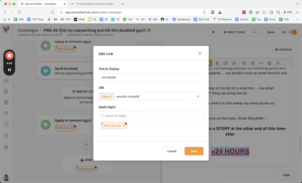 Technical Setup PWS Screenshot